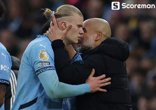 부상 우려됐던 맨시티 홀란, SNS에 먹는 사진으로 셀프 건강 증명